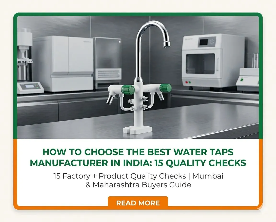 How to Choose the Best Water Taps Manufacturer in India: 15 Quality Checks Guide